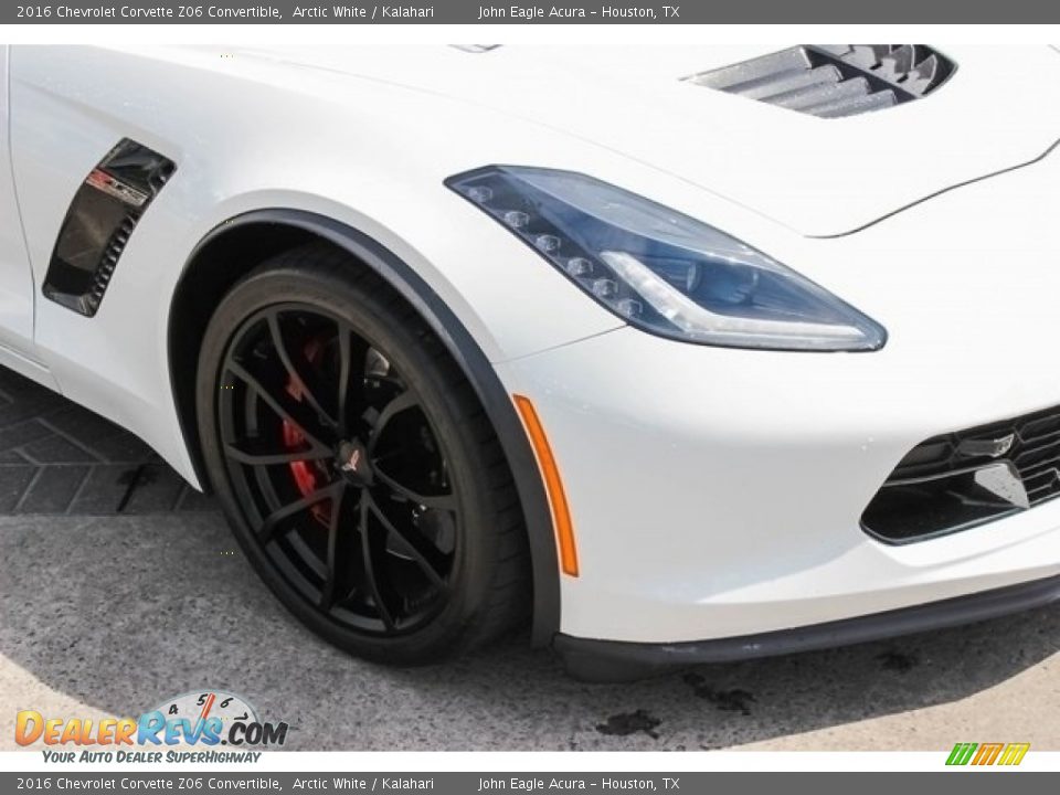 2016 Chevrolet Corvette Z06 Convertible Arctic White / Kalahari Photo #10