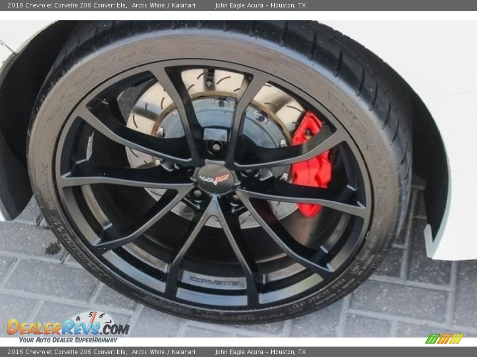 2016 Chevrolet Corvette Z06 Convertible Arctic White / Kalahari Photo #13