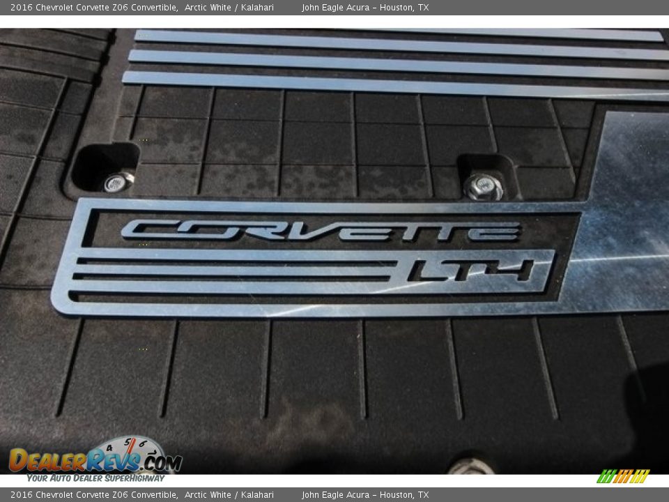 2016 Chevrolet Corvette Z06 Convertible Arctic White / Kalahari Photo #24