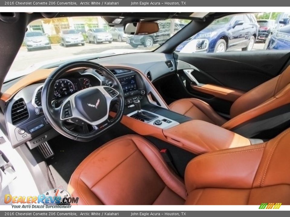 Kalahari Interior - 2016 Chevrolet Corvette Z06 Convertible Photo #25