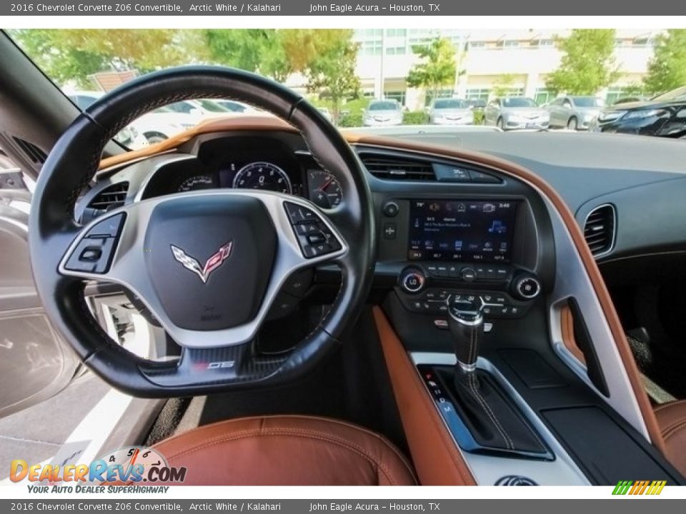 2016 Chevrolet Corvette Z06 Convertible Arctic White / Kalahari Photo #26