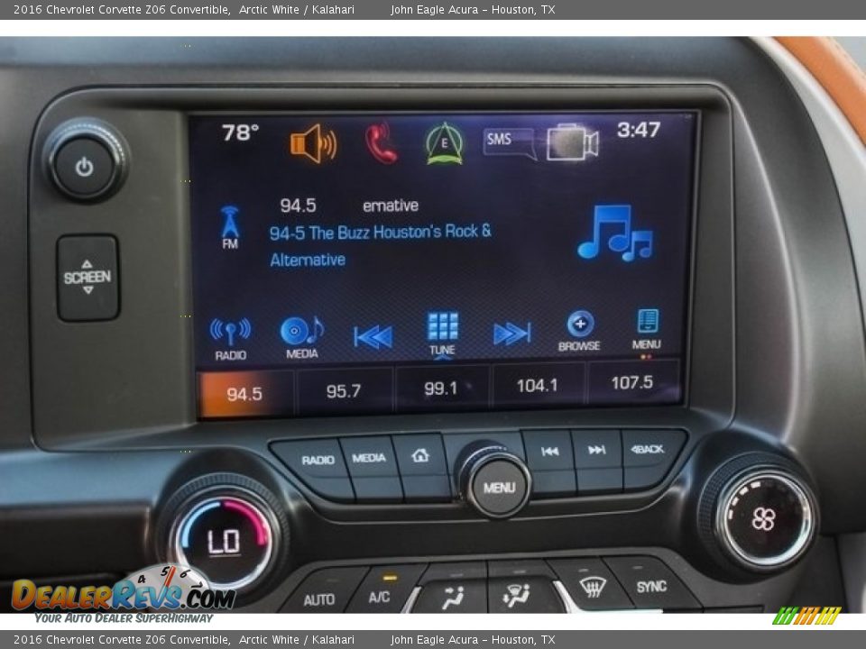 2016 Chevrolet Corvette Z06 Convertible Arctic White / Kalahari Photo #28