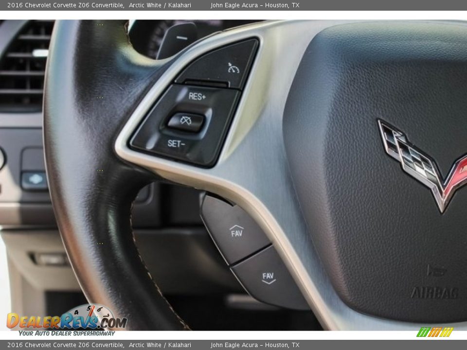 2016 Chevrolet Corvette Z06 Convertible Arctic White / Kalahari Photo #33