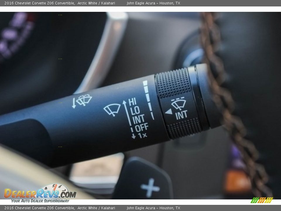 2016 Chevrolet Corvette Z06 Convertible Arctic White / Kalahari Photo #35