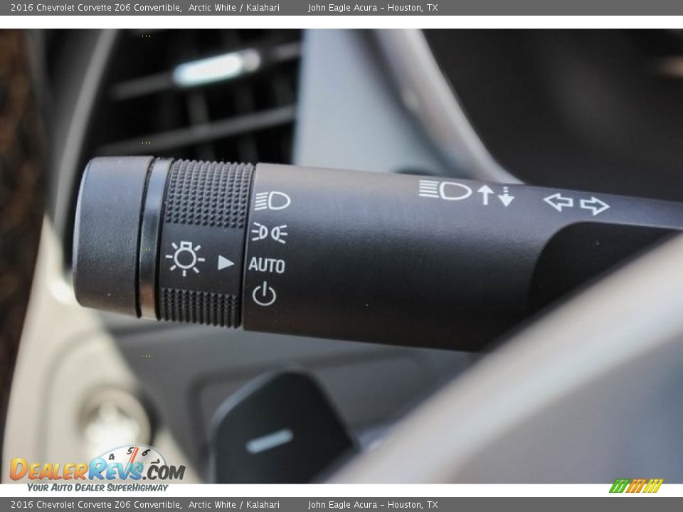 2016 Chevrolet Corvette Z06 Convertible Arctic White / Kalahari Photo #36