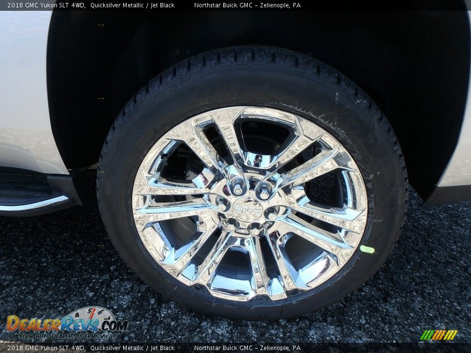 2018 GMC Yukon SLT 4WD Quicksilver Metallic / Jet Black Photo #9