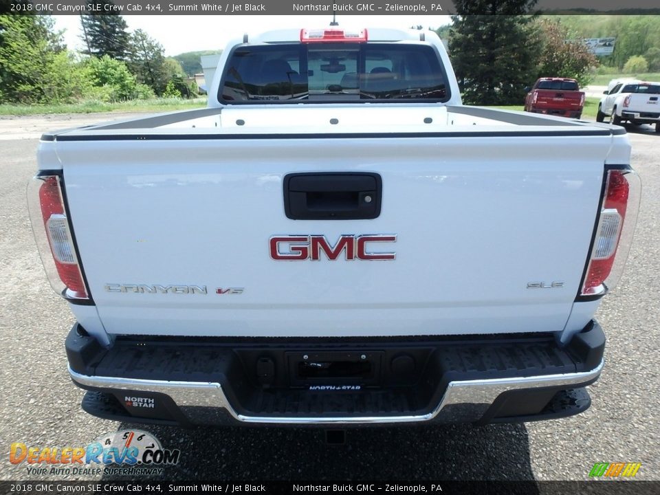 2018 GMC Canyon SLE Crew Cab 4x4 Summit White / Jet Black Photo #6