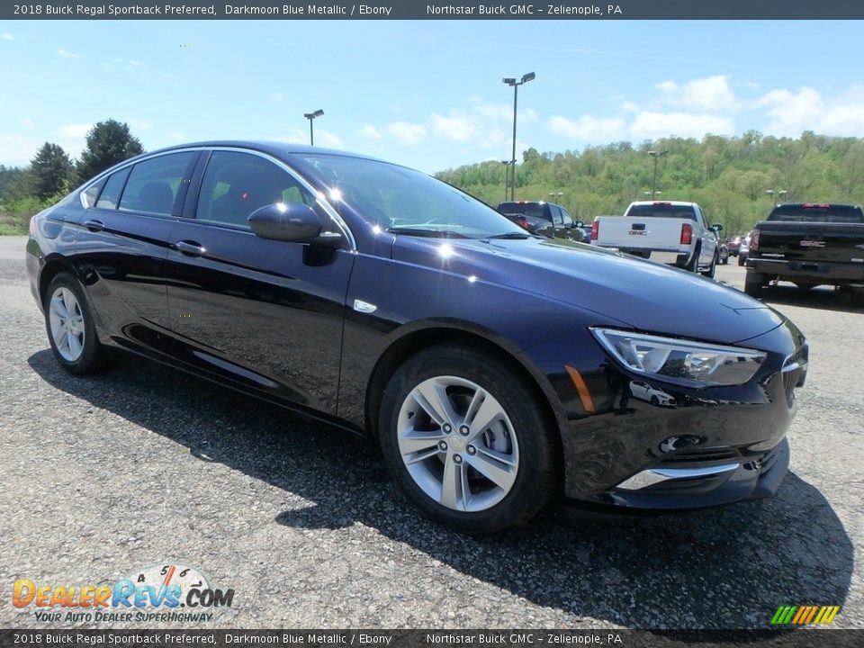 2018 Buick Regal Sportback Preferred Darkmoon Blue Metallic / Ebony Photo #3