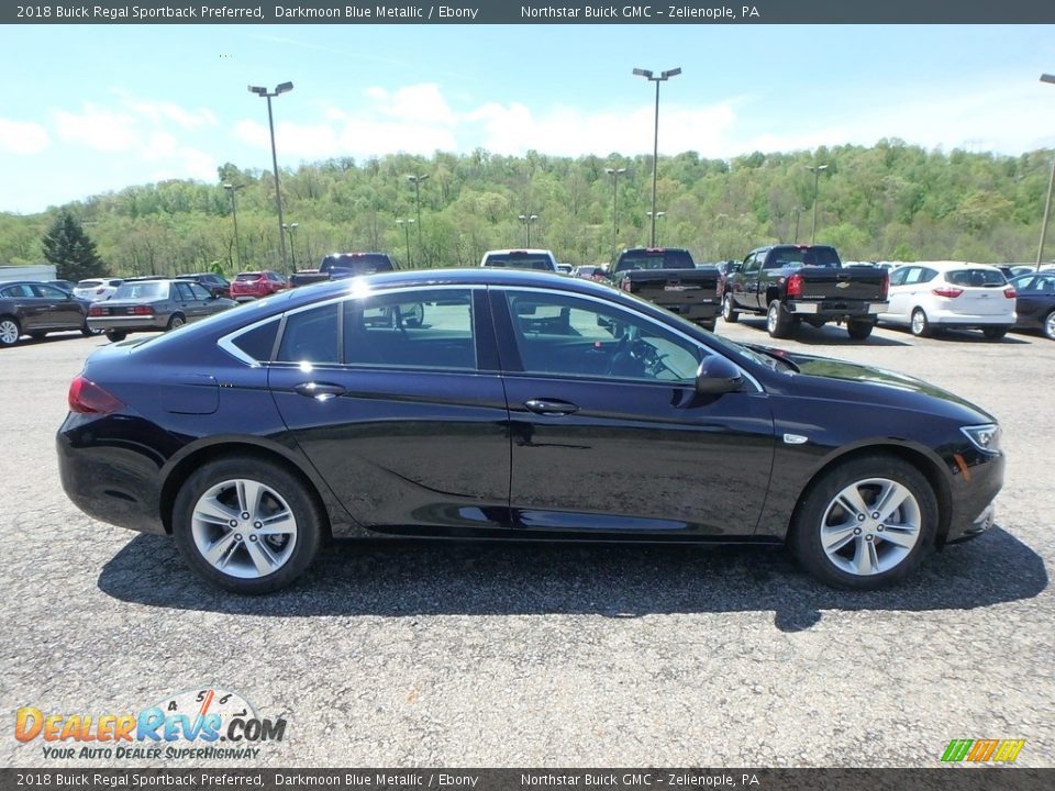 2018 Buick Regal Sportback Preferred Darkmoon Blue Metallic / Ebony Photo #4