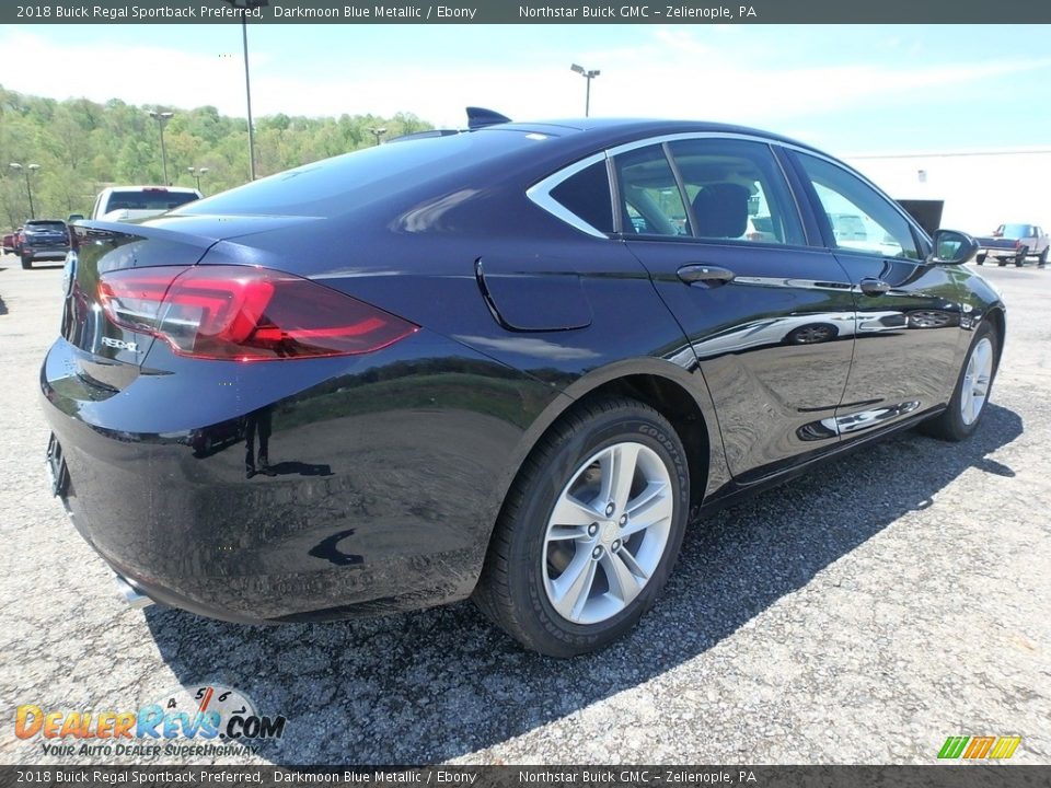 2018 Buick Regal Sportback Preferred Darkmoon Blue Metallic / Ebony Photo #5