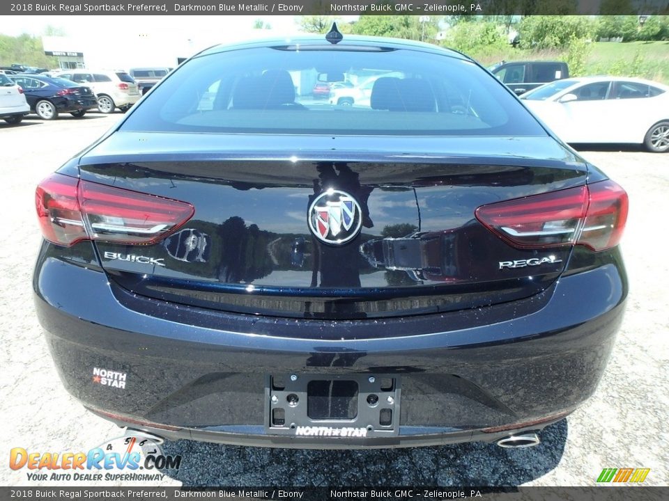 2018 Buick Regal Sportback Preferred Darkmoon Blue Metallic / Ebony Photo #6