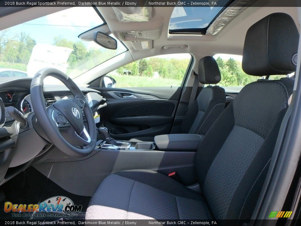 2018 Buick Regal Sportback Preferred Darkmoon Blue Metallic / Ebony Photo #11