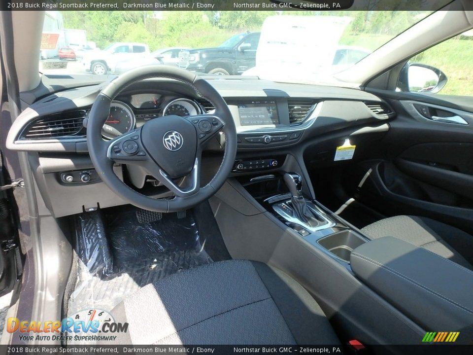 2018 Buick Regal Sportback Preferred Darkmoon Blue Metallic / Ebony Photo #13