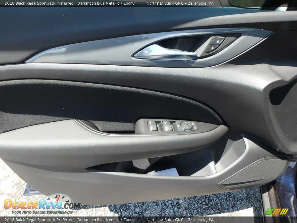 2018 Buick Regal Sportback Preferred Darkmoon Blue Metallic / Ebony Photo #14