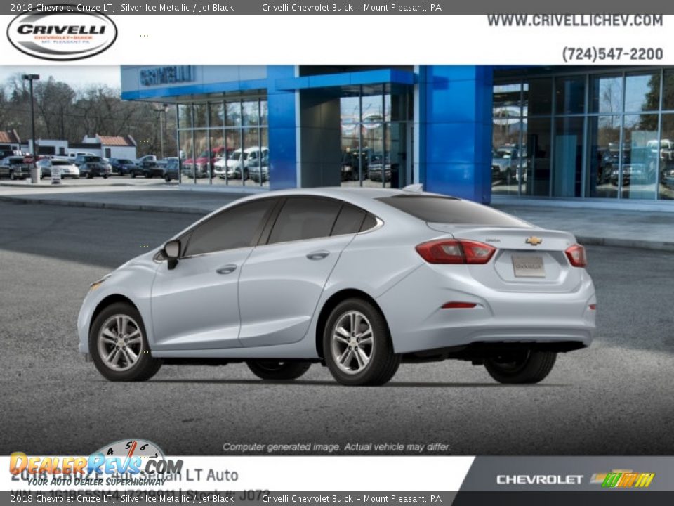 2018 Chevrolet Cruze LT Silver Ice Metallic / Jet Black Photo #2