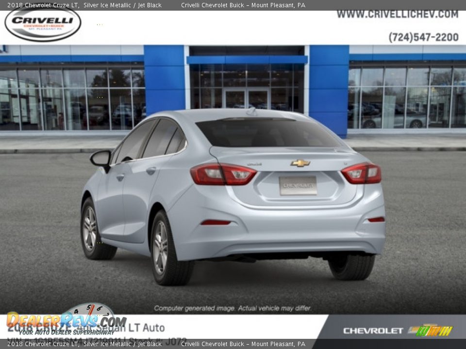 2018 Chevrolet Cruze LT Silver Ice Metallic / Jet Black Photo #3