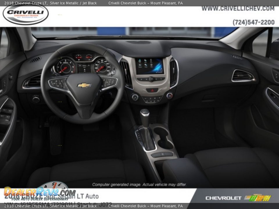 2018 Chevrolet Cruze LT Silver Ice Metallic / Jet Black Photo #5