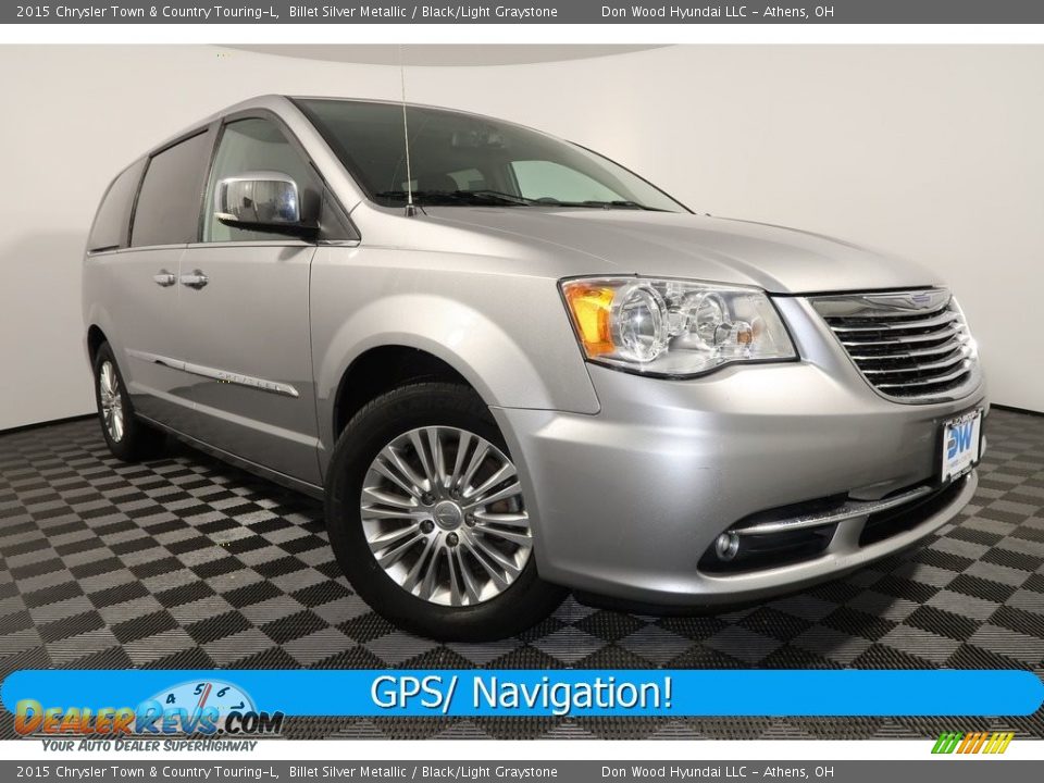 2015 Chrysler Town & Country Touring-L Billet Silver Metallic / Black/Light Graystone Photo #1