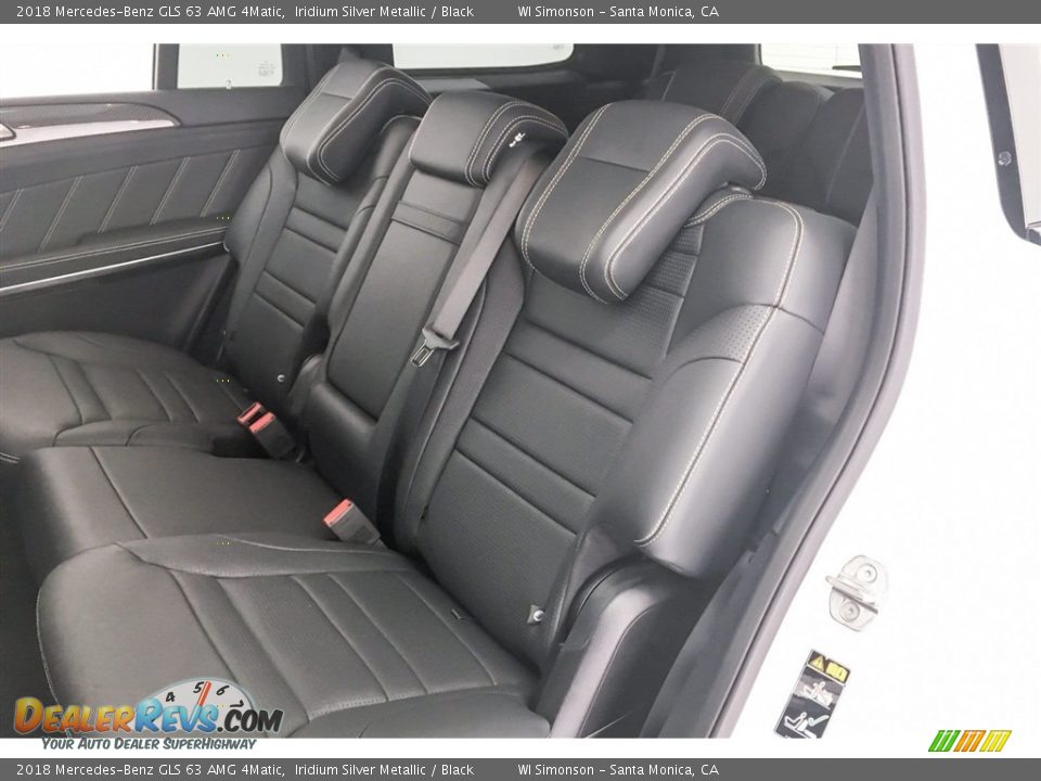 Rear Seat of 2018 Mercedes-Benz GLS 63 AMG 4Matic Photo #17