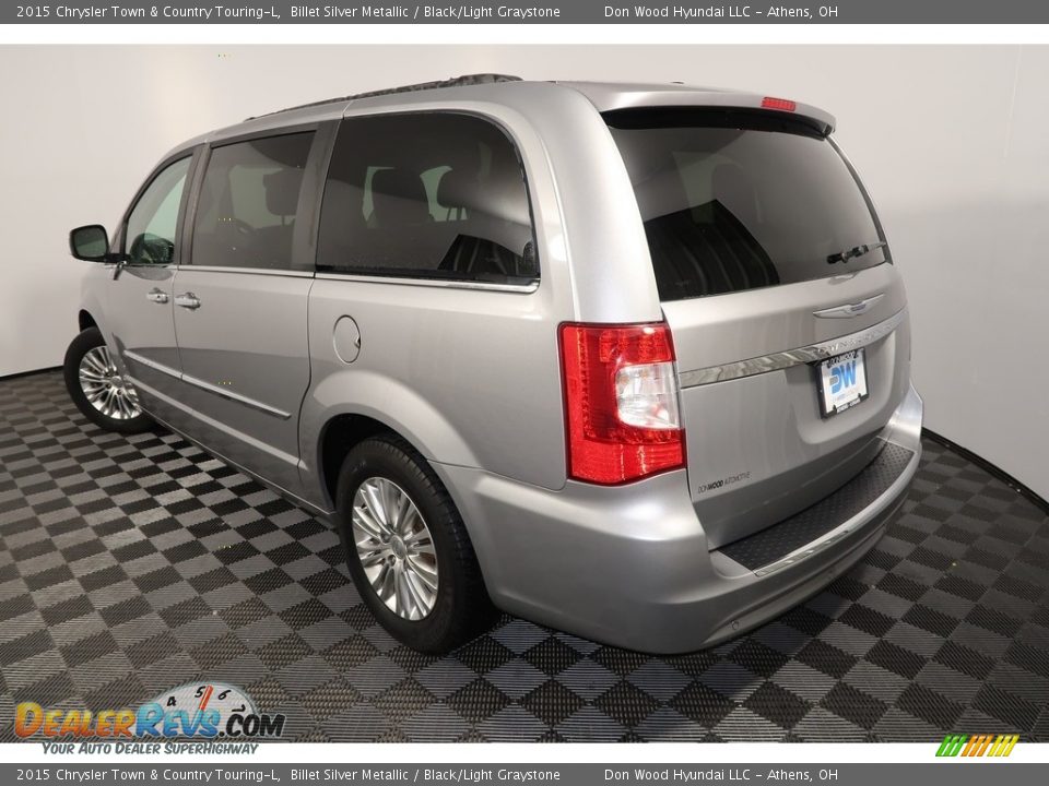 2015 Chrysler Town & Country Touring-L Billet Silver Metallic / Black/Light Graystone Photo #13