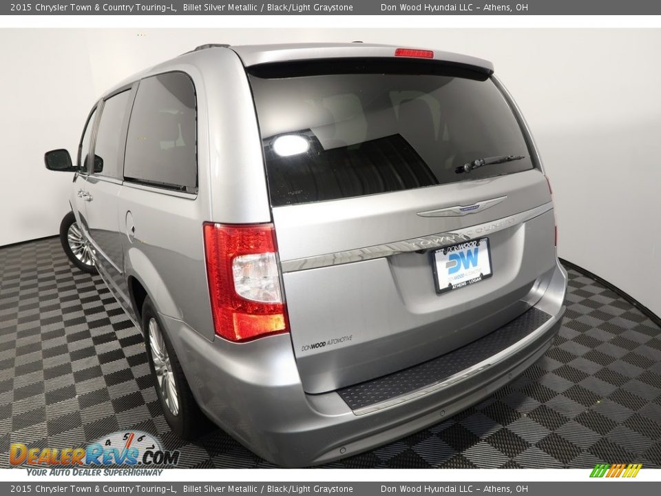 2015 Chrysler Town & Country Touring-L Billet Silver Metallic / Black/Light Graystone Photo #14