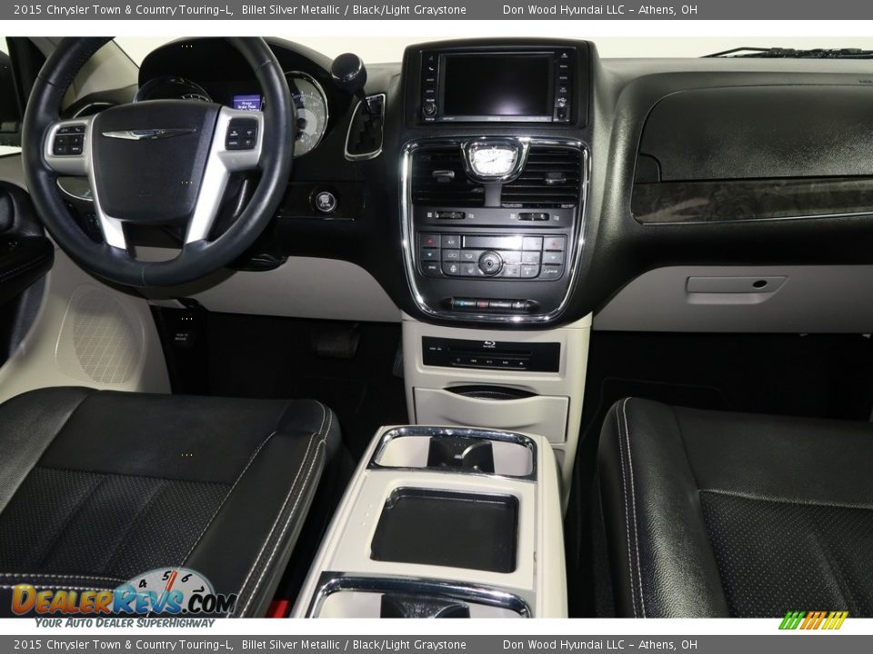 2015 Chrysler Town & Country Touring-L Billet Silver Metallic / Black/Light Graystone Photo #18