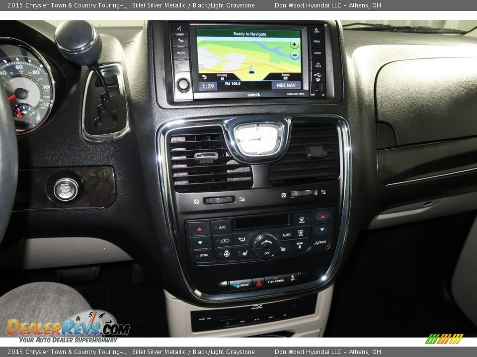 2015 Chrysler Town & Country Touring-L Billet Silver Metallic / Black/Light Graystone Photo #21