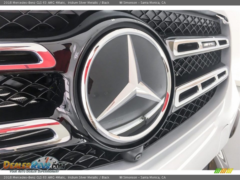2018 Mercedes-Benz GLS 63 AMG 4Matic Iridium Silver Metallic / Black Photo #33