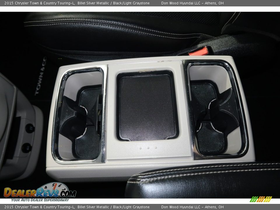 2015 Chrysler Town & Country Touring-L Billet Silver Metallic / Black/Light Graystone Photo #22