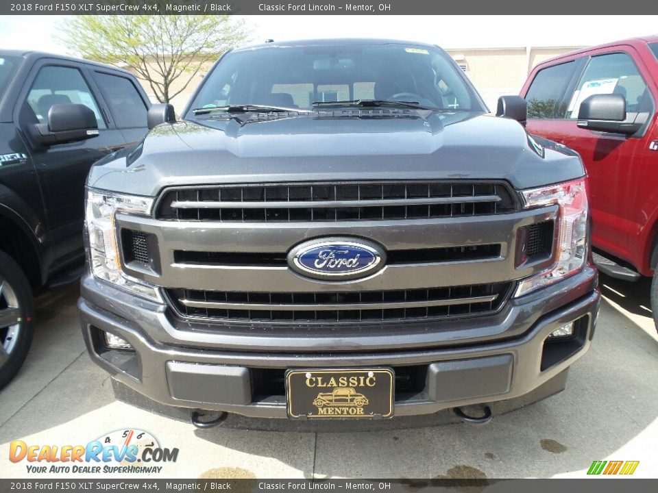 2018 Ford F150 XLT SuperCrew 4x4 Magnetic / Black Photo #2