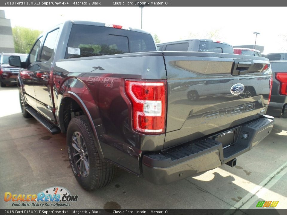 2018 Ford F150 XLT SuperCrew 4x4 Magnetic / Black Photo #3