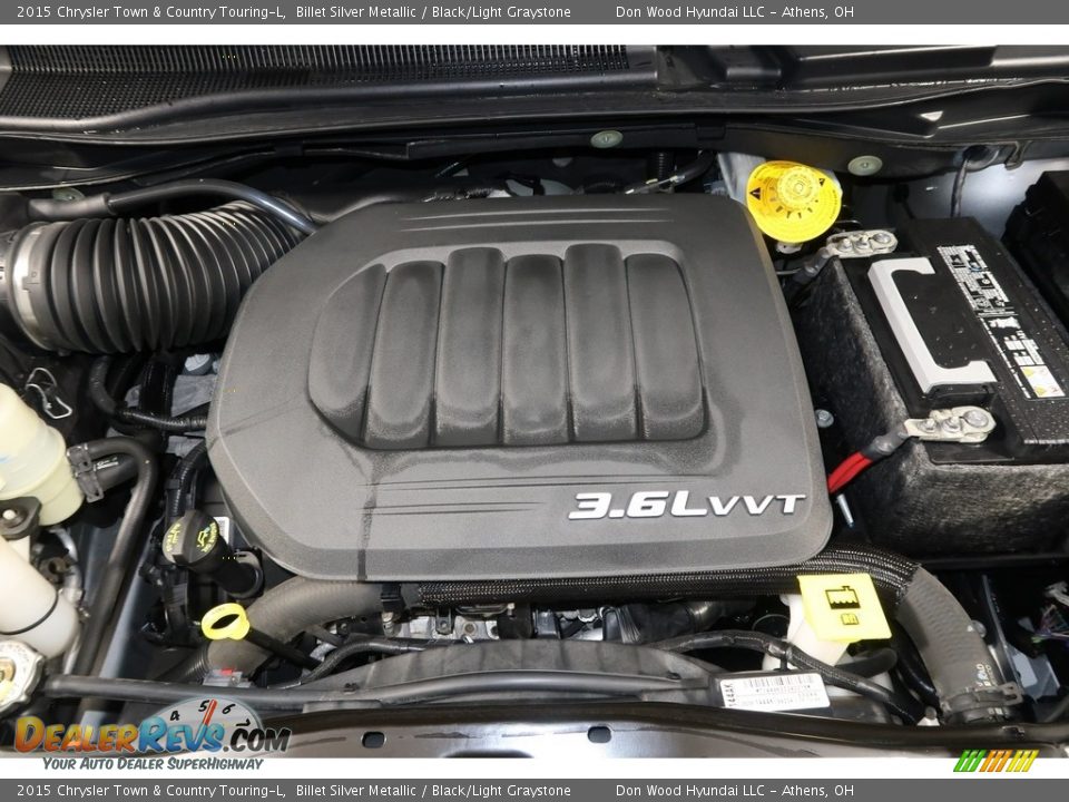 2015 Chrysler Town & Country Touring-L Billet Silver Metallic / Black/Light Graystone Photo #28