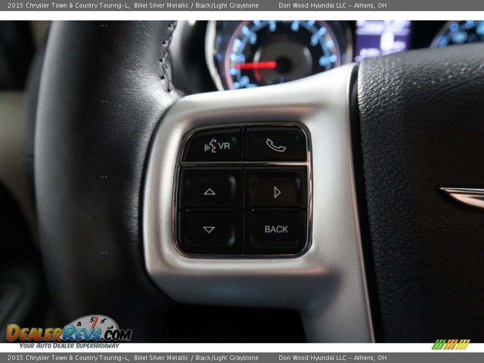 2015 Chrysler Town & Country Touring-L Billet Silver Metallic / Black/Light Graystone Photo #33