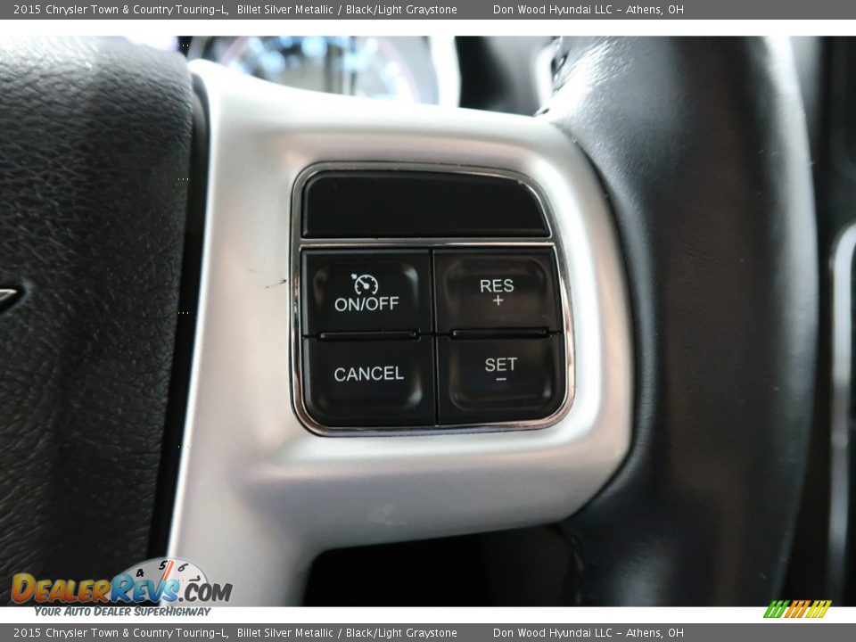 2015 Chrysler Town & Country Touring-L Billet Silver Metallic / Black/Light Graystone Photo #34
