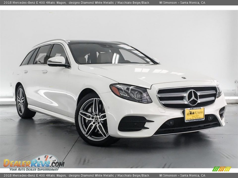 Front 3/4 View of 2018 Mercedes-Benz E 400 4Matic Wagon Photo #12