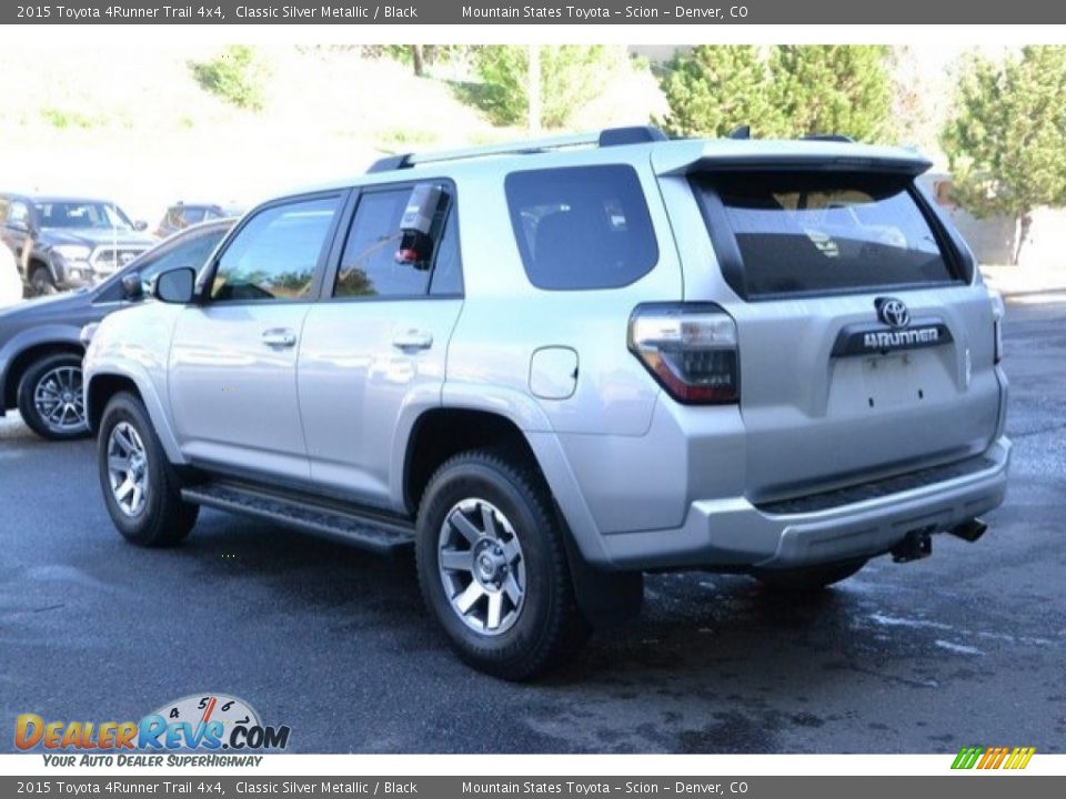 2015 Toyota 4Runner Trail 4x4 Classic Silver Metallic / Black Photo #5