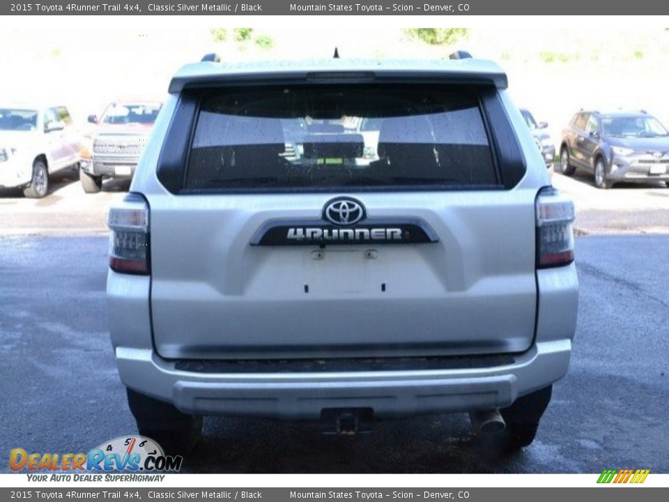 2015 Toyota 4Runner Trail 4x4 Classic Silver Metallic / Black Photo #6