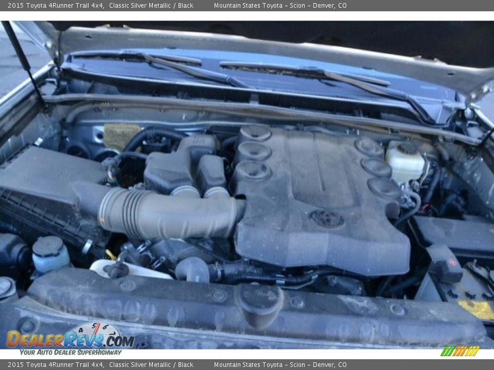 2015 Toyota 4Runner Trail 4x4 Classic Silver Metallic / Black Photo #9