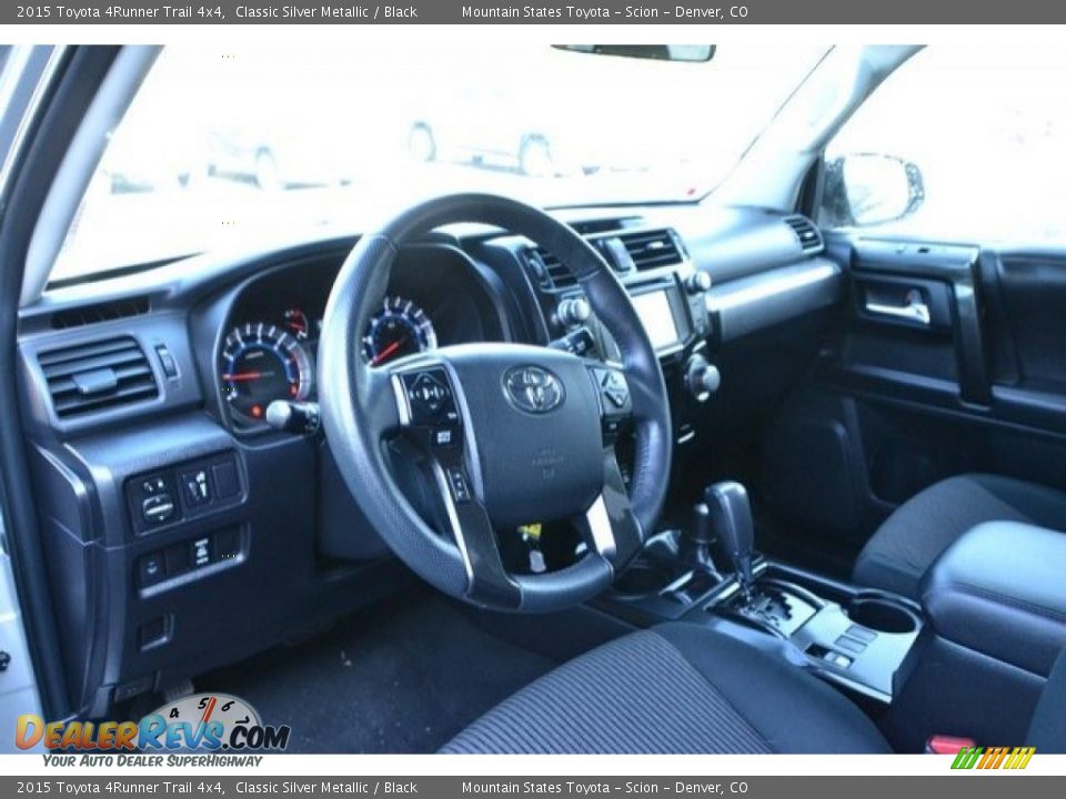 2015 Toyota 4Runner Trail 4x4 Classic Silver Metallic / Black Photo #10