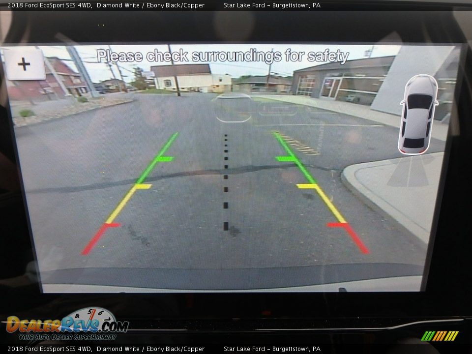 2018 Ford EcoSport SES 4WD Diamond White / Ebony Black/Copper Photo #19