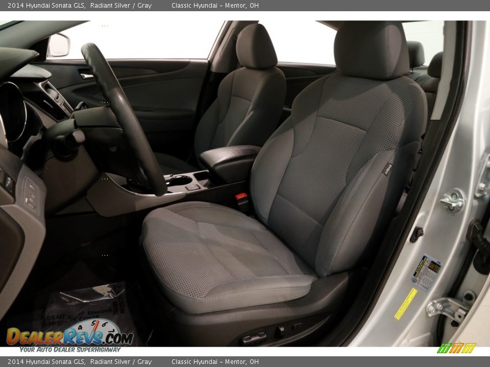 2014 Hyundai Sonata GLS Radiant Silver / Gray Photo #6