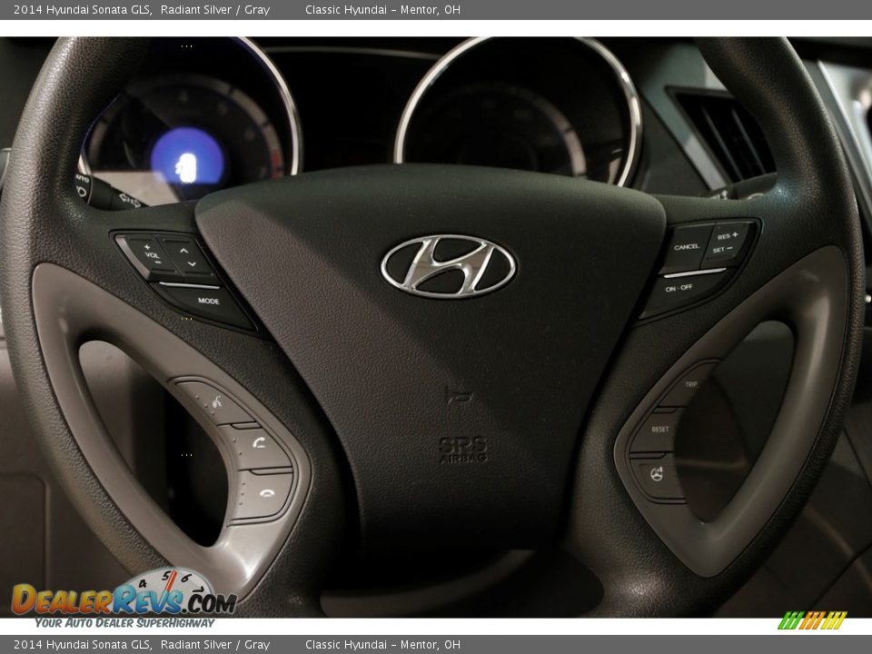 2014 Hyundai Sonata GLS Radiant Silver / Gray Photo #8