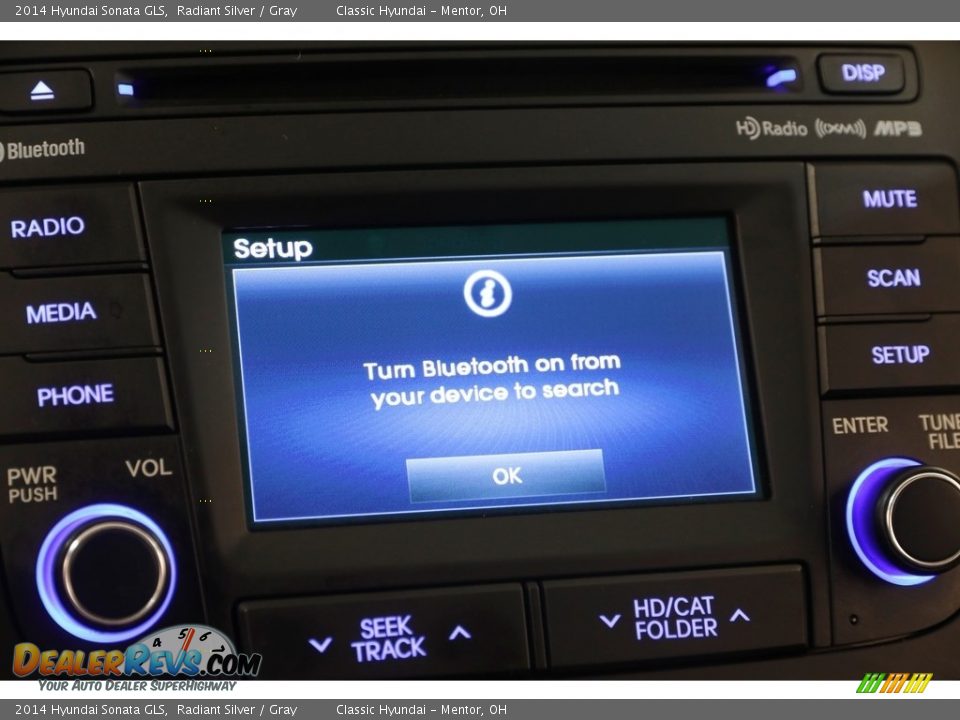 2014 Hyundai Sonata GLS Radiant Silver / Gray Photo #12