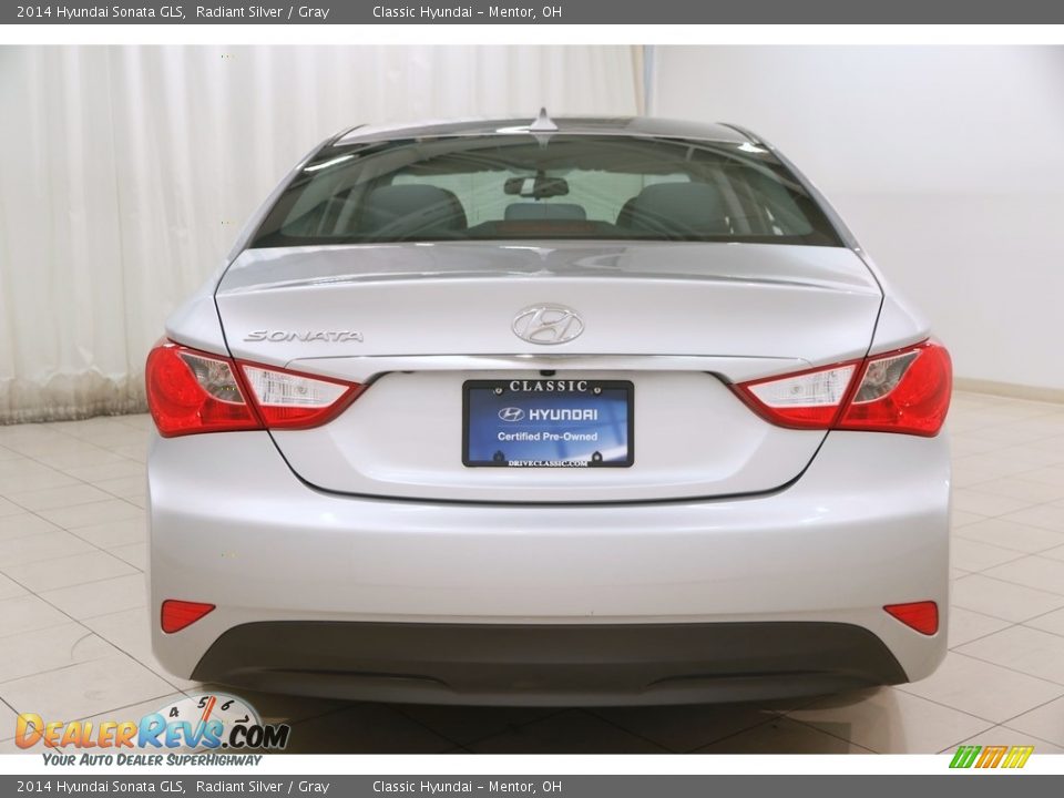 2014 Hyundai Sonata GLS Radiant Silver / Gray Photo #19