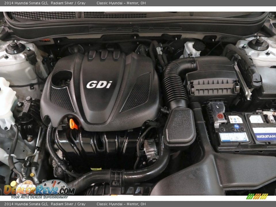 2014 Hyundai Sonata GLS Radiant Silver / Gray Photo #20