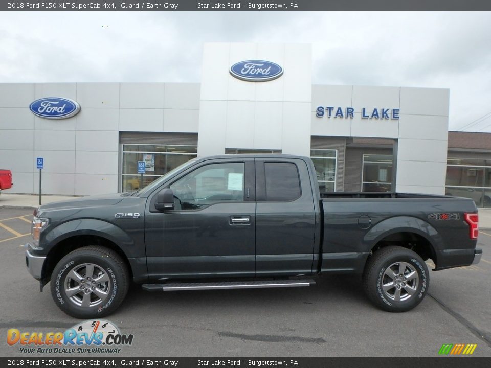2018 Ford F150 XLT SuperCab 4x4 Guard / Earth Gray Photo #1