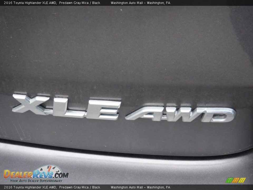 2016 Toyota Highlander XLE AWD Predawn Gray Mica / Black Photo #10