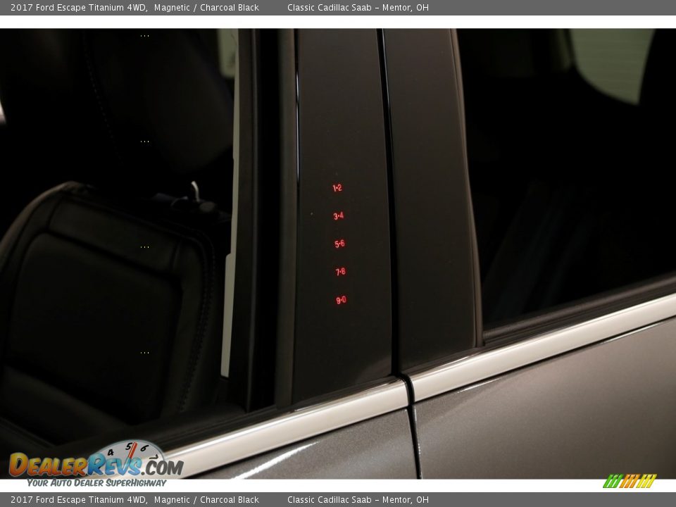 2017 Ford Escape Titanium 4WD Magnetic / Charcoal Black Photo #4
