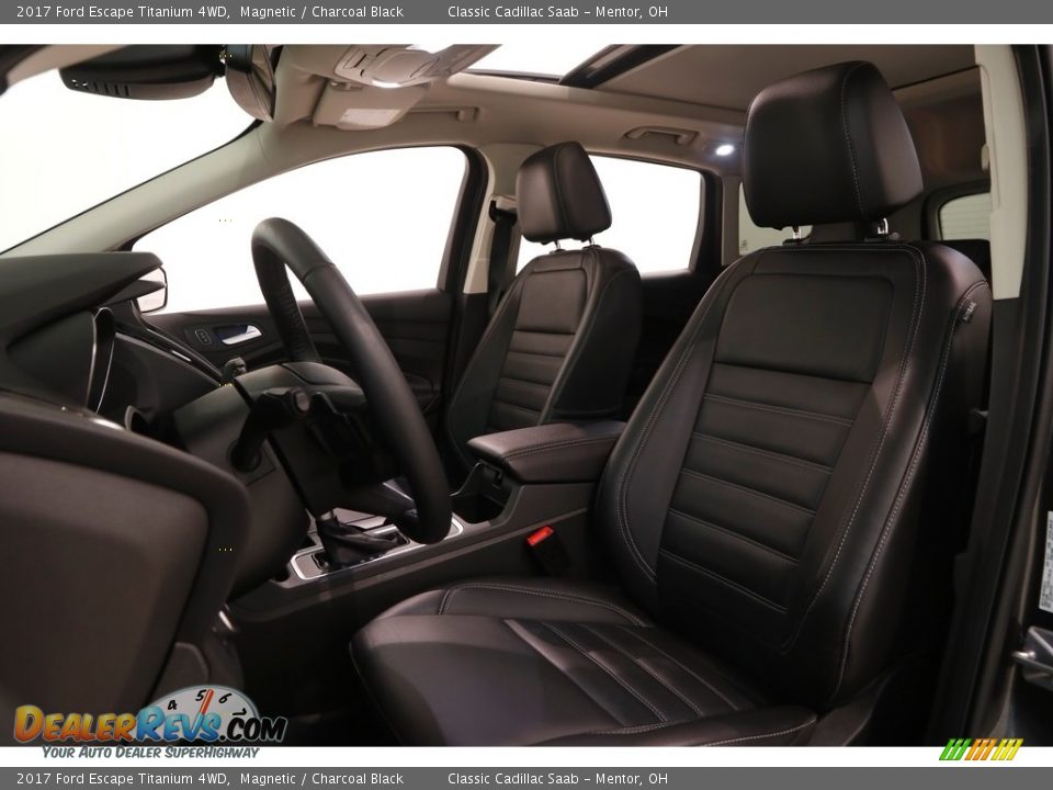 2017 Ford Escape Titanium 4WD Magnetic / Charcoal Black Photo #5