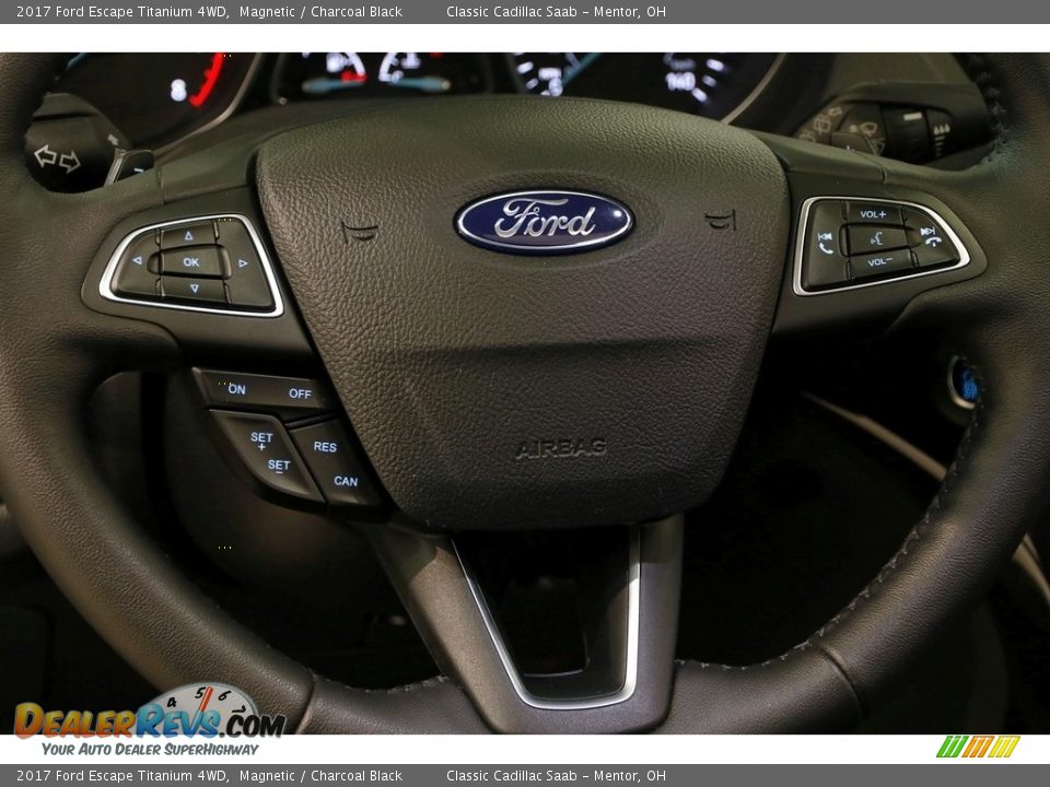 2017 Ford Escape Titanium 4WD Magnetic / Charcoal Black Photo #6